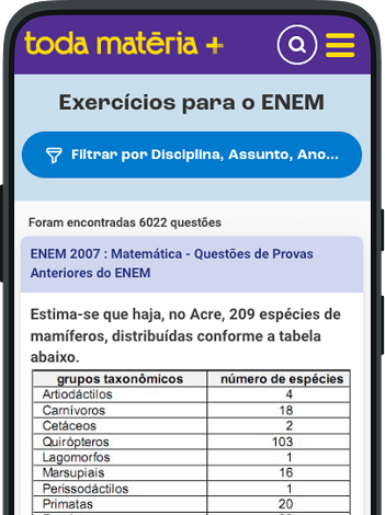 EXERCÍCIOS ENEM 0