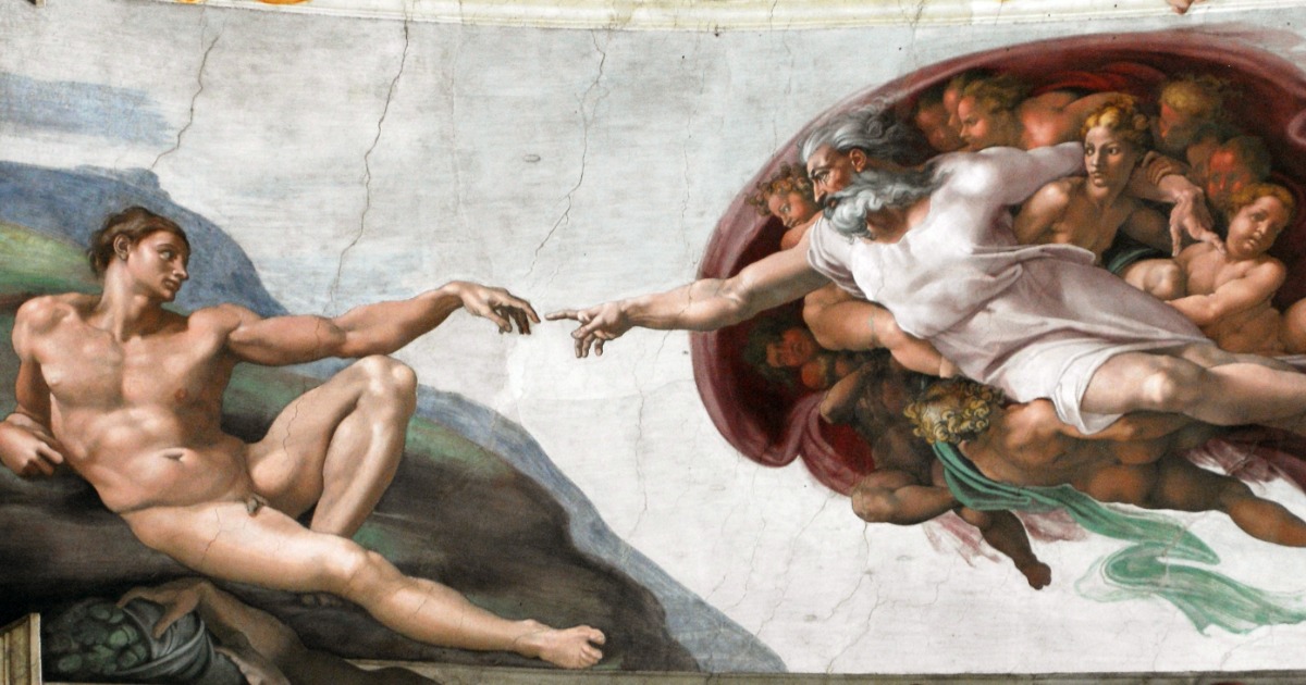 A criação de Adão: análise da obra de Michelangelo