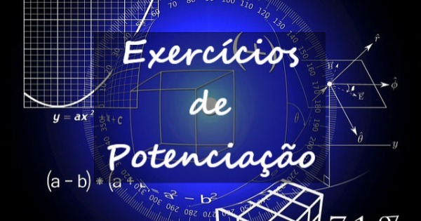 Exercícios de potenciação com gabarito comentado