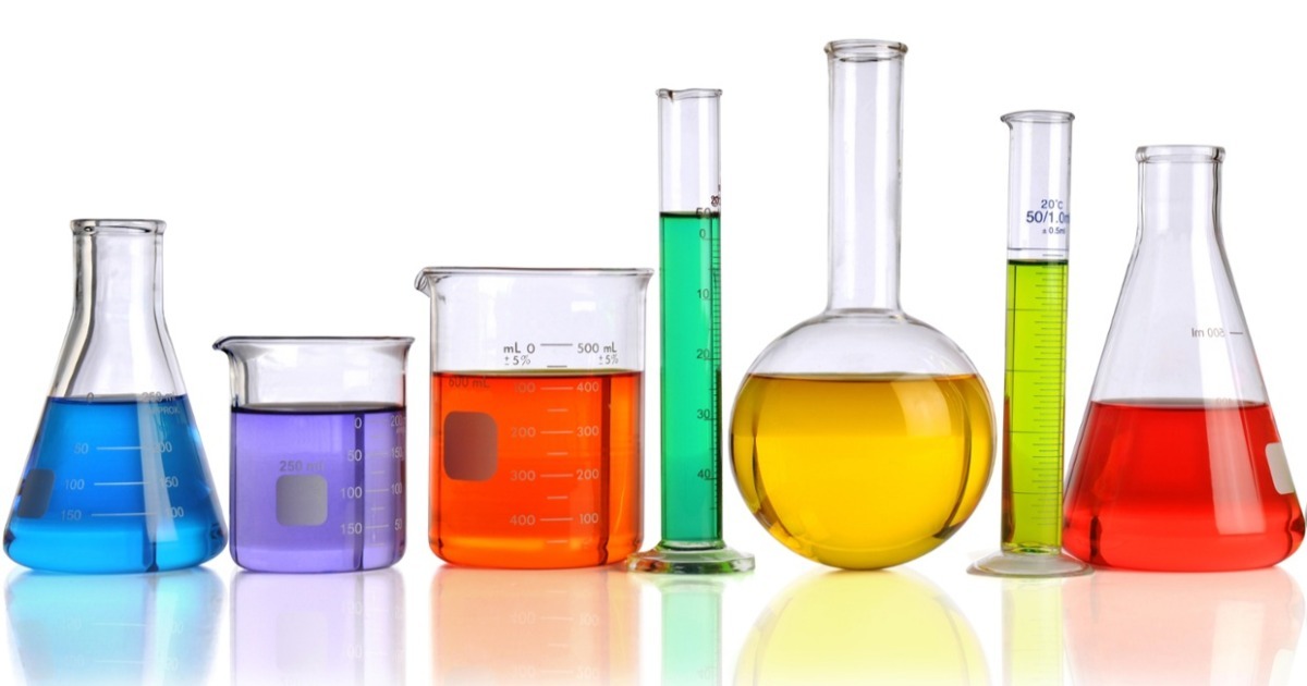 Materiais utilizados no laboratório de Química